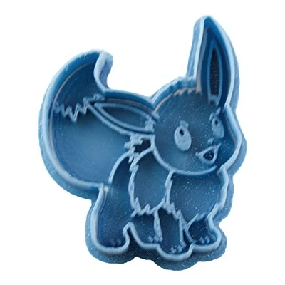 Image de Cuticuter Eevee Pokémon Coupe Biscuits Bleu 8 x 7 1,5 cm