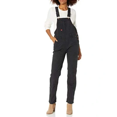 Image de Dickies Salopette Double Devant Duck, Noir délavé, S Femme