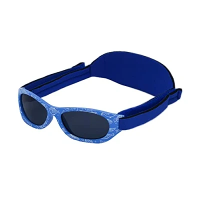 Image de Kiddus Lunettes De Soleil Baby pour Nouveau nés Bébé Garçon Fille. 0 mois à 2 ans. Protection Solaire UV400. Bande Réglable en Néoprène Douce. Sans BPA