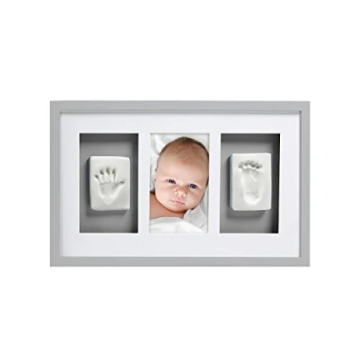 Image de Pearhead Deluxe main et empreinte cadre Baby Keepsake avec kit d&#039;impression inclus Perfect ou un cadeau