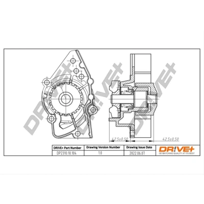 Image de Pompe à eau, refroidissement du moteur Dr!ve+ DP2310.10.104