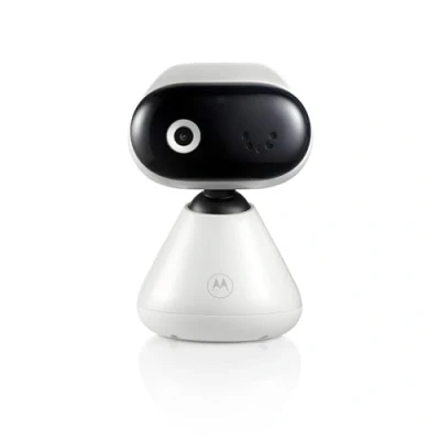 Image de Motorola Nursery PIP1000 Babyphone avec Caméra pour bébé contrôle application Moniteur de Vision nocturne et communication bidirectionnelle Montage mural Blanc