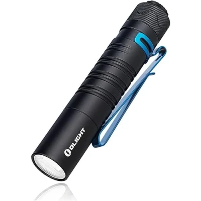 Image de OLIGHT I5R Mini Lampe Torche LED Rechargeable par USB clé EDC 350 Lumens pour Camping Pêche Randonnée (Noir)