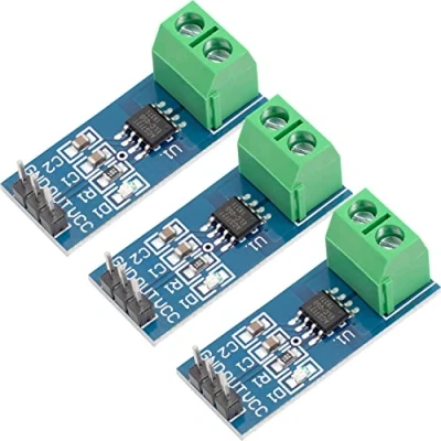 Image de AZDelivery 3 x ACS712 20A Module Capteur de Courant Plage Range Current Compatible avec Arduino et Raspberry Pi y Compris Un eBook