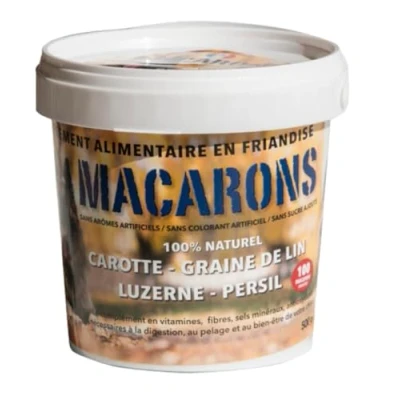 Image de Les Macarons Le complément en Friandise 500gr 100% Naturel Complement pour Chien