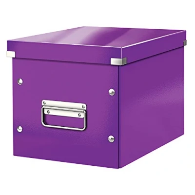 Image de Leitz 61090062 Click &amp; Store Boîte de Rangement cubique Taille M Violet Moyen