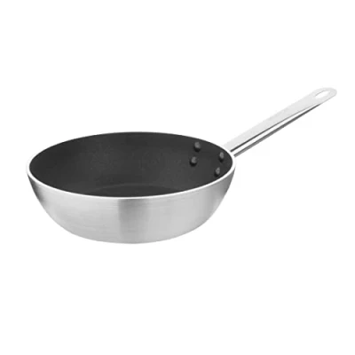 Image de Vogue CB904 Poêle Sauteuse évasée antiadhésive En téflon de 240mm, aluminium, Compatible avec tous les types plaques, Capacité 1,1 litre