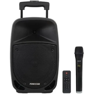 Image de FONESTAR Enceinte Bluetooth Portable MALIBU 308 Noir 100 W