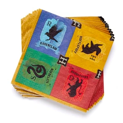 Image de Serviettes de table Harry Potter 33x33cm 16 pièces