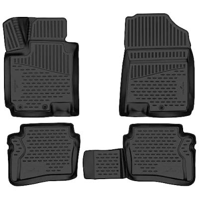 Image de WALSER XTR 75206 Ensemble de tapis sol Caoutchouc avant noir Sur mesure HYUNDAI: i20 II 3/5 portes