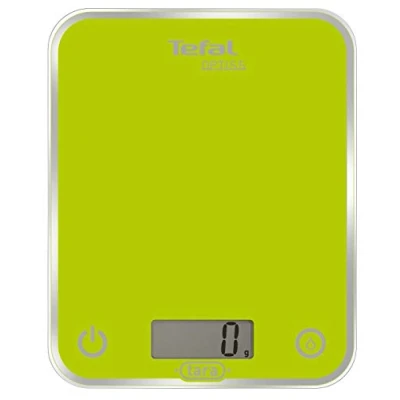 Image de Tefal BC5002V2 Balance de cuisine électronique Optiss 5kg/1g Fonction tare Conversion Écran LCD liquide Anis Vert