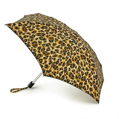 Image de Fulton Tiny 2 Parapluie imprimé léopard, jaune, 34 FR