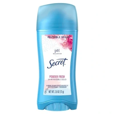Image de Secret Original Anti transpirant/Déodorant, Invisible Solid, Poudre Fraîche, 73,7 g (lot de 6)