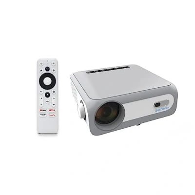 Image de Sail Meta C1 Projecteur Full HD 1080p, 700 ANSI 5G WiFi, Android TV 11, contrôle vocal, correction trapézoïdale, compatible avec duplication d&#039;écran via Chromecast et Bluetooth 5.0