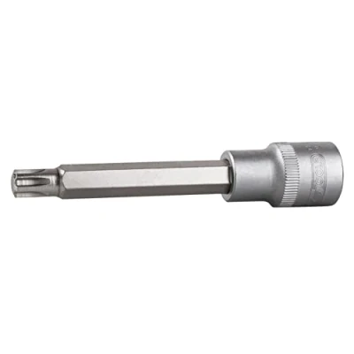 Image de KS Tools 911.1924 Douille tournevis 1/2&#039;&#039; RIBE®, M8 Version longue En Chrome Vanadium Finition chromée satinée