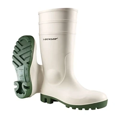 Image de Dunlop Protective Footwear 171BV Protomastor Full Safety, Blanc/Vert, Taille 45 EU