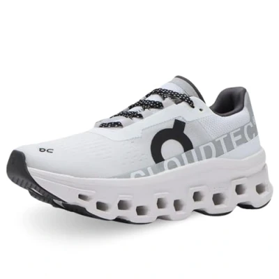 Image de On Cloudmonster Chaussures de running neutres, Femme, Taille: 37, All white Polyester