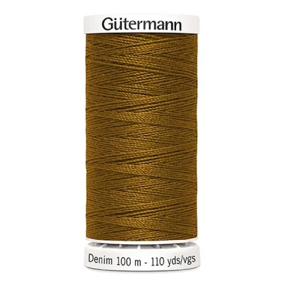 Image de Gutermann Denim Fil en polyester n50 pour main et machine 100 m Couleur 1970