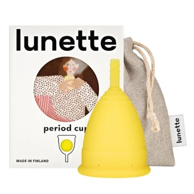 Image de Lunette coupe menstruelle Jaune Taille 2 (EN Version)