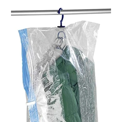 Image de WENKO Système Sac à vêtements sous Vide XL Vakuum Aufbewahrungsbeutel Transparent