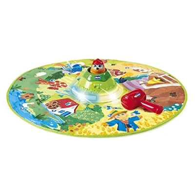 Image de Chicco Libère la Taupe Tapis de Jeu Electronique avec 8 Zones Interactives pour Développer Motricité, Enfants 3 Modes, Lumières et Sons Jouets Educatifs 2 Ans 5