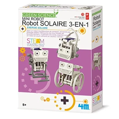 Image de 4m kit de construction robot solaire 3 en 1