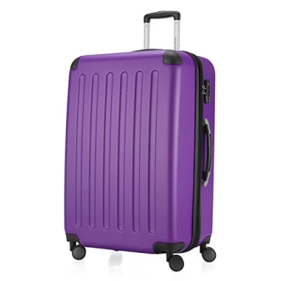 Image de HAUPTSTADTKOFFER Spree Valise plus Grande de soute, Trolley Rigide ABS, TSA, extensible, extra léger, 4 roues, 75 cm, 119 L, Violet