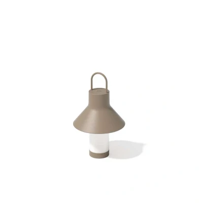 Image de LOOM DESIGN Lampe à poser LED rechargeable Shadow Small, beige, IP65