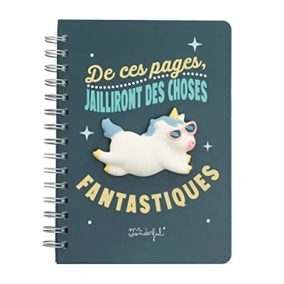 Image de Cahier licorne De ces pages, jailliront des choses fantastiques