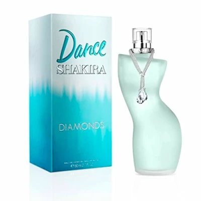 Image de Shakira Perfumes Dance Diamonds by Shakira, Eau de Toilette for Women Long Lasting Charming, Fresh and Femenine Fragance Floral, Fruity Amber Notes Ideal Day Wear 80 ml