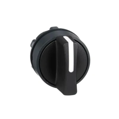 Image de Schneider Electric Harmony XB5 tête Bouton tournant à Manette Ø22 3 posit Fixes Noir ZB5AD3