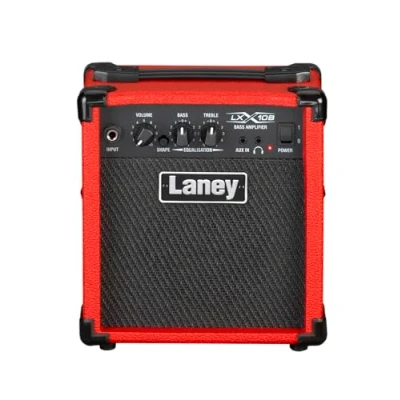 Image de Laney LX10B LX Series Bass Guitar Amp 10 Watt Red, RED