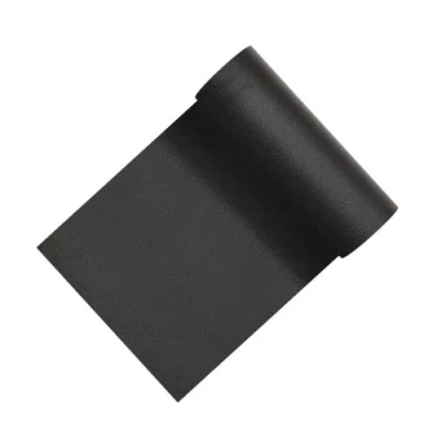 Image de Simili Cuir Autocollant 150 x 8 cm Patch de Reparation Adhesif Pour Canapés, Sacs à Main, Vestes, Sièges Voiture, Meubles en Réparation et Rénovation Noir
