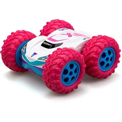 Image de Silverlit EXOST 360 Cross rose Voiture télécommandée Tout Terrain Conduite sur 2 Faces Franchis Les Obstacles Jouet idéal pour Fille Cadeau Enfant, 20260, NC