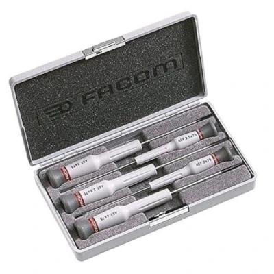 Image de FACOM AEF.J2 Boîte de 5 micro tech Tournevis à fente