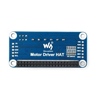 Image de Waveshare Motor Driver Hat for Raspberry Pi Zero/Zero W/Zero WH/2B/3B/3B+ I2C Interface Drive Two DC Motors DIY Mobile Robots