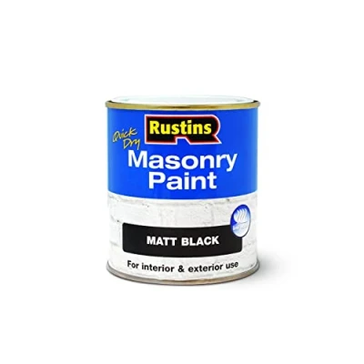 Image de Rustins Maspb500 peinture maçonnerie noir, 500 ml