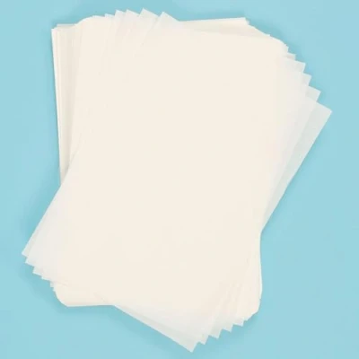 Image de Baker Ross FN205 A4 Tracing Paper Pack of 50, Feuilles de recouvrement pour le dessin, Papier à copier, boîte lumière
