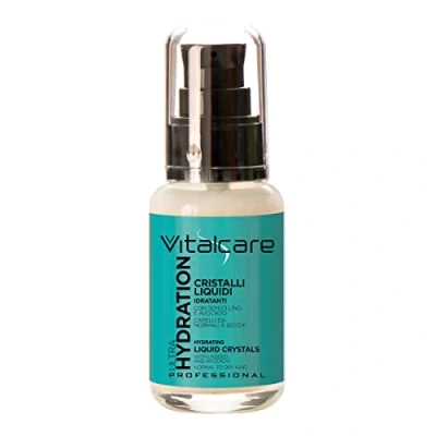 Image de Vitalcare Ultra Hydration cristaux liquides pour cheveux, hydratants cheveux secs et à double pointe, avec graines de lin avocat, 50 ml