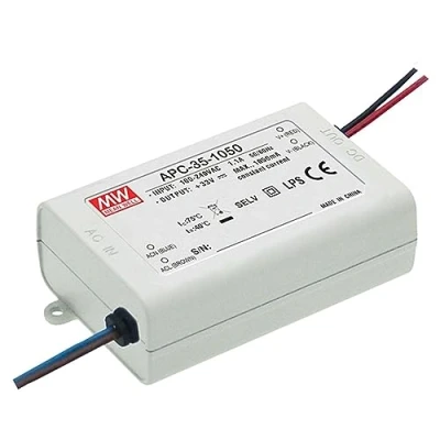 Image de Mean Well APC 35 1050 Pilote LED à courant constant 34,7 W 1,05 A 11 33 V/CC Intensité non variable
