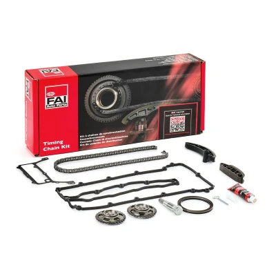 Image de FAI AutoParts TCK227 Jeu de distribution à chaînes avec joints, roues dentées roue dentée Simplex, Chaîne vélo