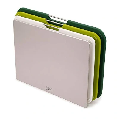 Image de Joseph 3 piece cutting board set with holder Nest Boards Large Green