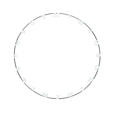 Image de Unicorn Anneau numéro de Cible Eclipse Ultra Visible Métal Clarté et Mise au Point supplémentaires Blanc Standard