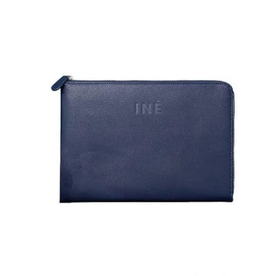 Image de Sacoche en Cuir Recyclé Ine Tablet 10/11 Bleu Neuf
