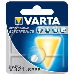 Image de Varta v 321 Oxyde d&#039;argent Piles (Oxyde d&#039;argent, Button/Coin, HG (Mercure), Argent)