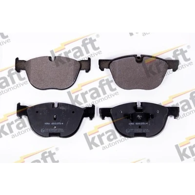Image de KRAFT 6002514 Jeu de plaquettes frein préparé pour indicateur d&#039;usure, contact signal d&#039;usure exclu BMW: X5, X6