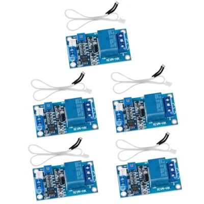 Image de XH M131 Lot de 5 modules relais résistance photo DC V 12 Interrupteur contrôle la lumière Module Capteur détection automatique