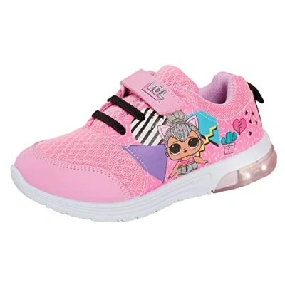 Image de LOL Surprise Dolls Baskets lumineuses pour filles avec fermeture facile au toucher, multicolore, 8.5 UK enfant