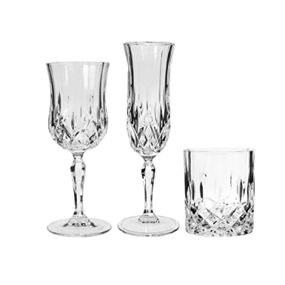 Image de RCR Opera Service 12 verres à vin (6 cl23 et 6 flûte cl13) + d&#039;eau 30 cl