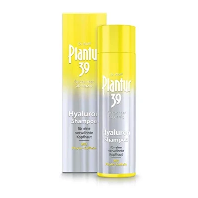 Image de Plantur 39 Shampoing hyaluronique 1 x 250 ml Hydrate le cuir chevelu sec Contre la chute des cheveux ménopausée